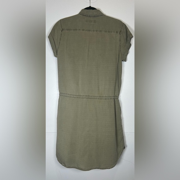Thread & Supply Olive Green Shirt Dress. Size Large. Perfect for FALL!! - Picture 2 of 10